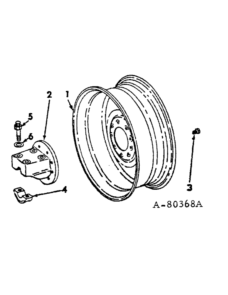 Схема запчастей Case IH 4386 - (15-01) - WHEELS AND TRACTION, FRONT AND REAR WHEELS Wheels & Traction