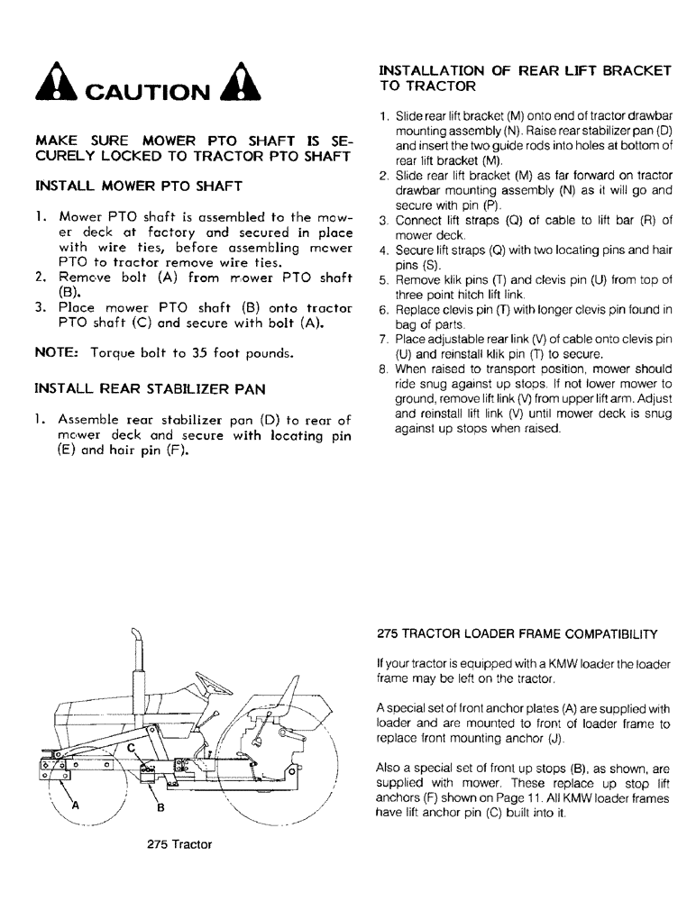 Схема запчастей Case IH 72MS - (23) - PREPARATION OF TRACTOR - CONTINUED 