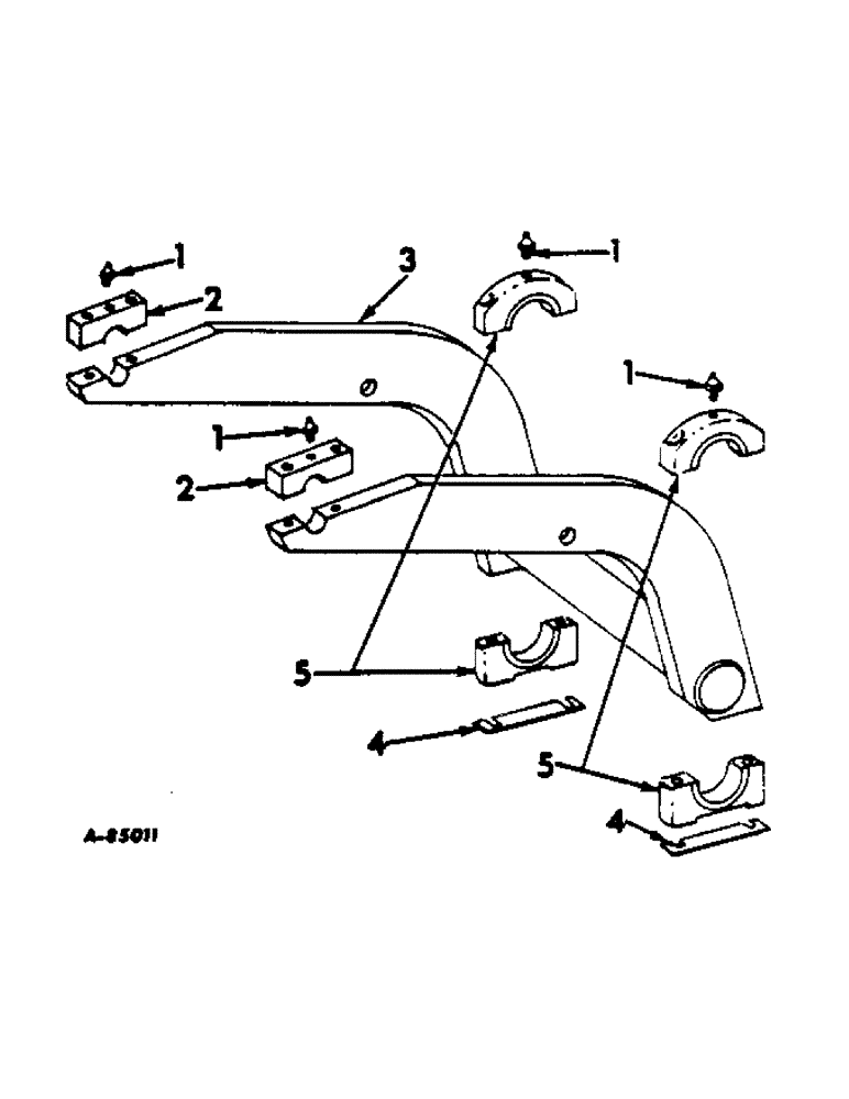 Схема запчастей Case IH 622 - (A-04) - CHASSIS, RADIATOR AND SHEET METAL, LIFTING ARMS Chassis, Radiator & Sheet Metal