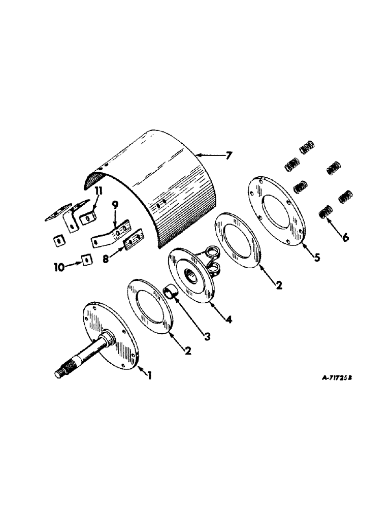 Схема запчастей Case IH 28 - (D-09) - SLIP CLUTCH 