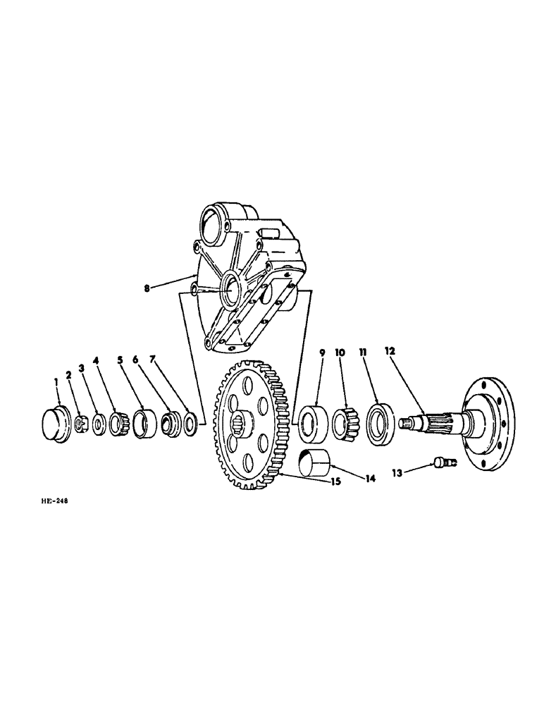 Схема запчастей Case IH 275 - (B-12) - POWER TRAIN, FINAL DRIVE AXLE (03) - POWER TRAIN