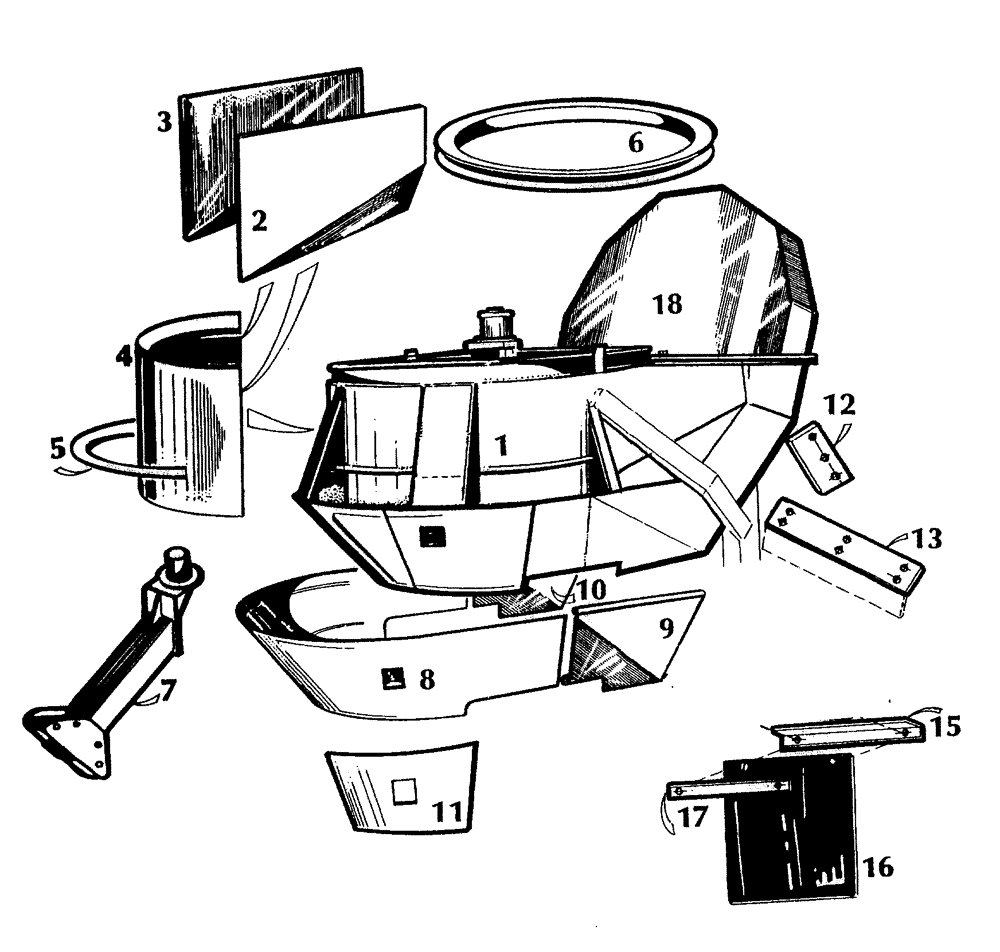 Схема запчастей Case IH 7700 - (A02[36]) - PRIMARY EXTRACTOR, SWINGING KNIFE Mainframe & Functioning Components