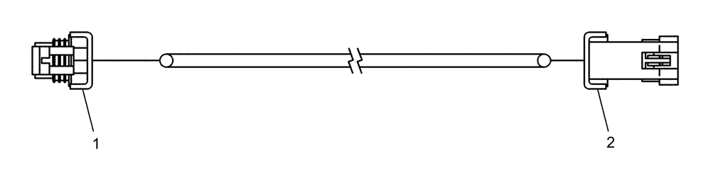 Схема запчастей Case IH 1250 - (55.424.06) - ELECTRICAL - SEED SENSOR EXT. FFT PLANTER (55) - ELECTRICAL SYSTEMS
