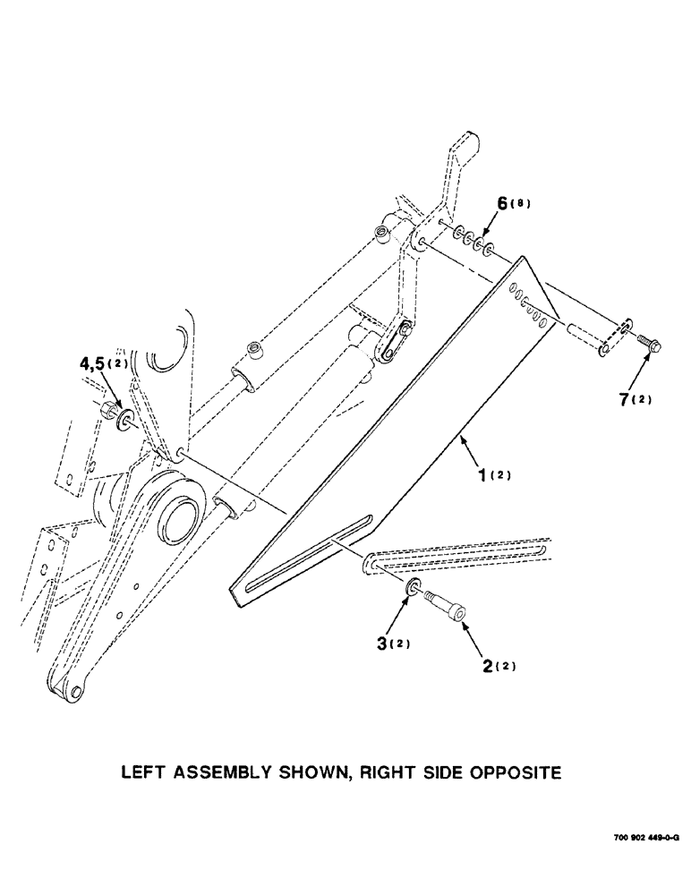 Схема запчастей Case IH 8465 - (9-38) - BALE STARTING KIT, HK50579 BALE STARTING KIT COMPLETE, TO BE ORDERED THROUGH WHOLEGOODS ONLY Decals & Attachments