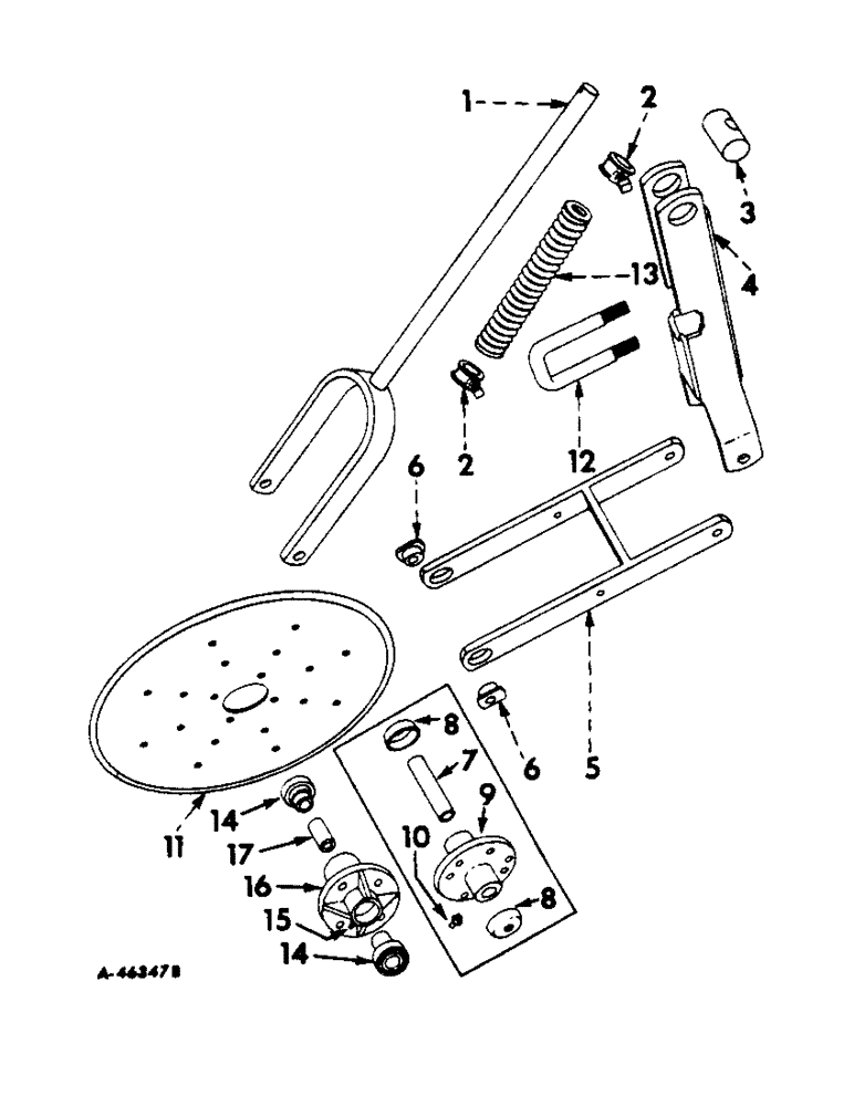 Схема запчастей Case IH 259 - (N-5) - ROLLING GUIDE FIN 