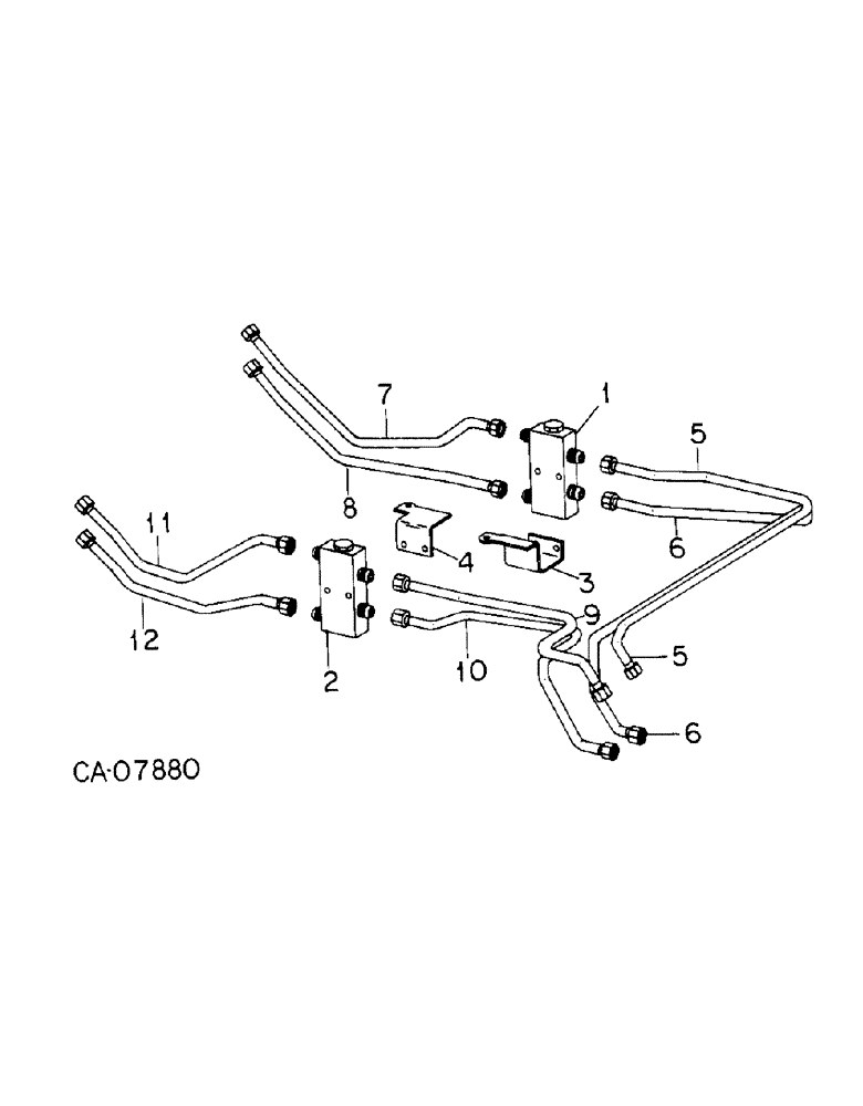 Схема запчастей Case IH 7288 - (10-33) - HYDRAULICS, ALTERNATING CHECK VALVE, FOR TRACTORS WITH SECOND AND/OR THIRD AUXILIARY VALVE (07) - HYDRAULICS