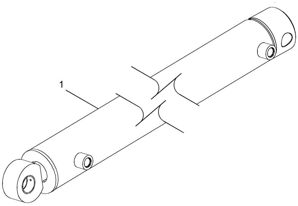 Схема запчастей Case IH LX156 - (08-18) - CYLINDER ASSEMBLY - BUCKET - WITH MECHANICAL SELF-LEVEL - 2006 (08) - HYDRAULICS
