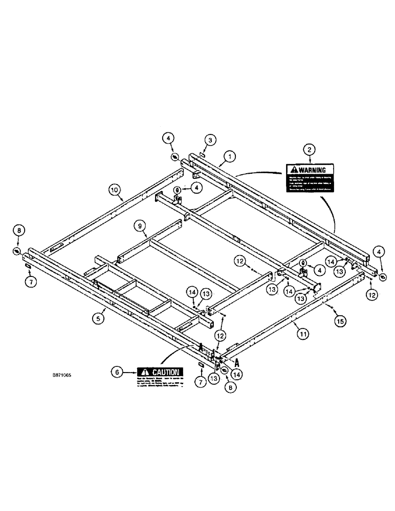 Схема запчастей Case IH 4900 - (9-16) - MAIN FRAME (09) - CHASSIS/ATTACHMENTS