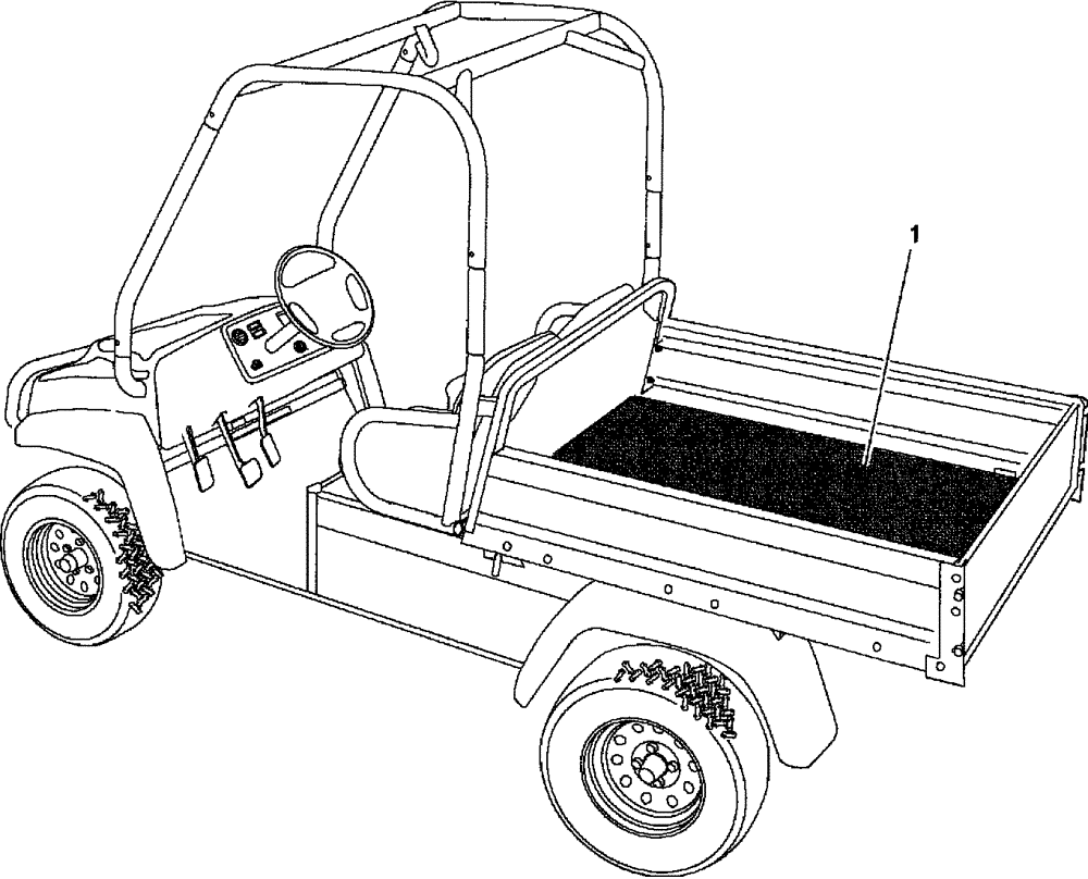 Схема запчастей Case IH SCOUT - (39.100.02) - BED MAT (39) - FRAMES AND BALLASTING