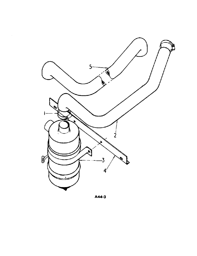 Схема запчастей Case IH 2300 - (4-05) - CHASSIS, AIR CLEANER AND CONNECTIONS (12) - CHASSIS