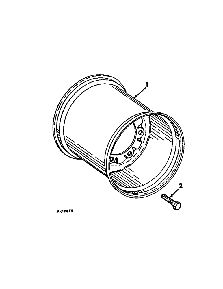Схема запчастей Case IH 2500 - (15-03[1]) - WHEELS AND TRACTION, REAR WHEELS, 2500 SERIES A LO-BOY TRACTORS Wheels & Traction