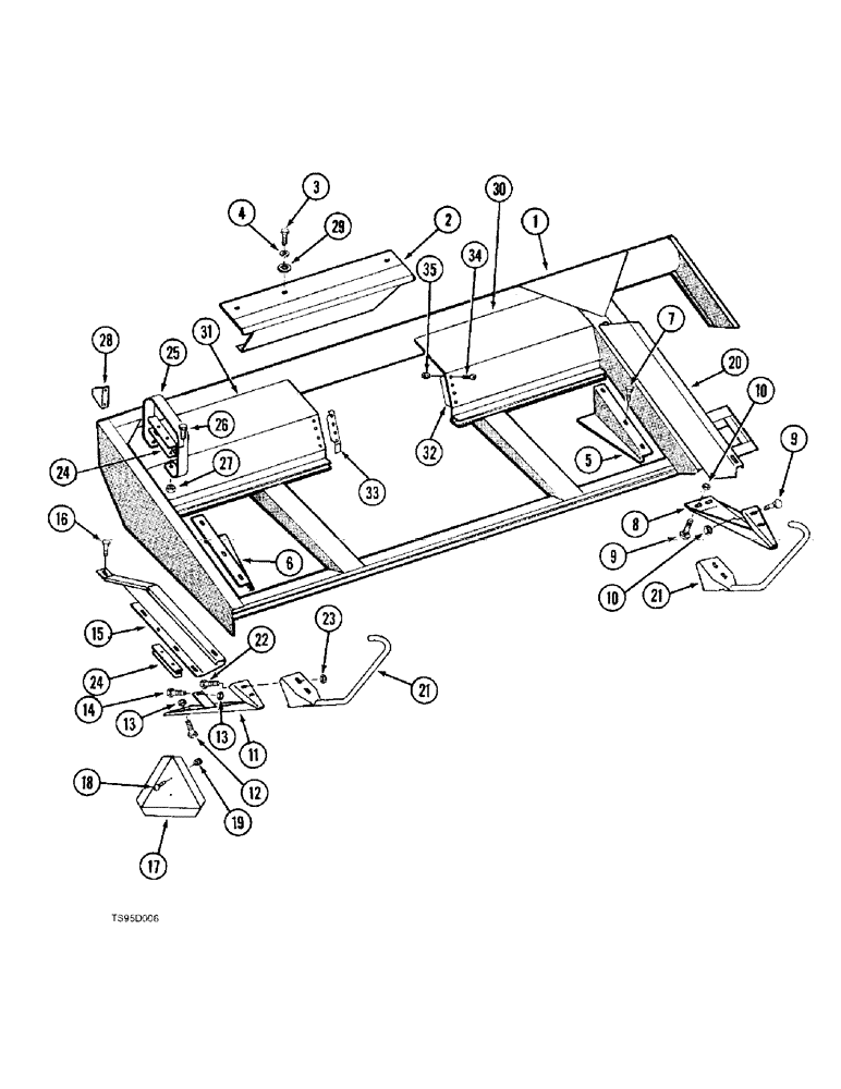 Схема запчастей Case IH 730 - (9-02) - MAIN FRAME (09) - CHASSIS