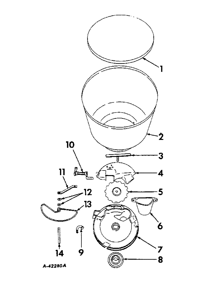 Схема запчастей Case IH 400 - (AD-3) - HOPPER 