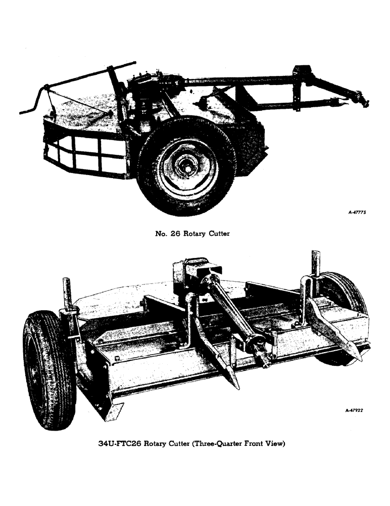 Схема запчастей Case IH 34U-FTC26 - (B-02) - NO. 26 ROTARY CUTTER, 34U-FTC26 ROTARY CUTTER 