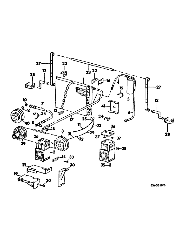 Схема запчастей Case IH 915 - (13-15) - SUPERSTRUCTURE, OPERATORS CAB, AIR CONDITIONER (05) - SUPERSTRUCTURE