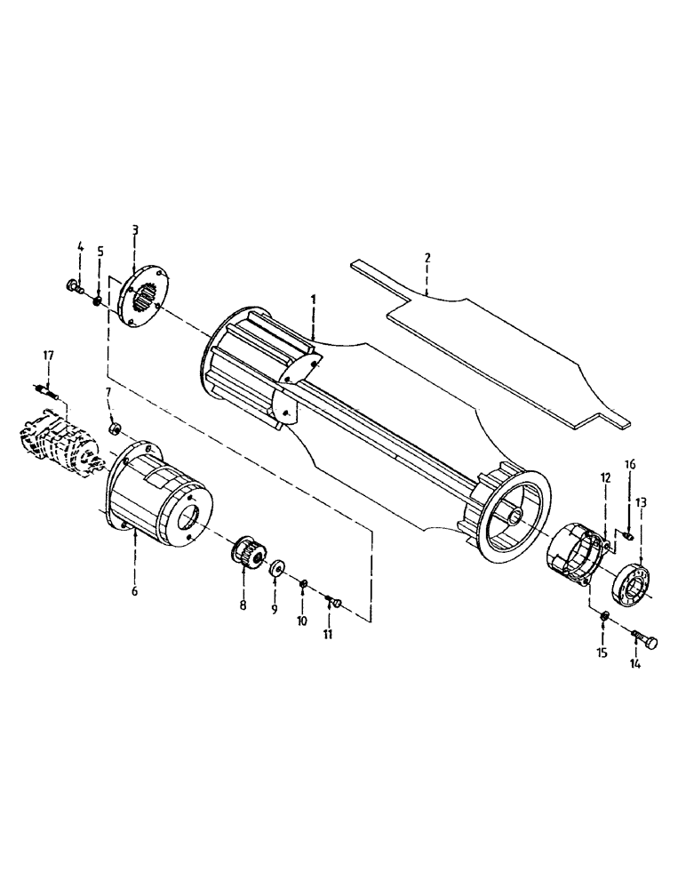 Схема запчастей Case IH 7000 - (A02-40) - BUTTLIFT ROLLER, LEG BASECUTTER Mainframe & Functioning Components
