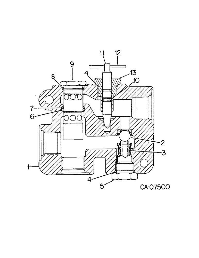 Схема запчастей Case IH 800 - (07-35) - SEED HANDLING, FLOW CONTROL AND RELIEF VALVE, UNITS E, J, R, W, X AND Y (09) - CHASSIS/ATTACHMENTS