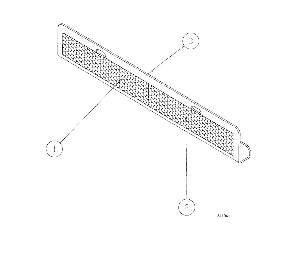 Схема запчастей Case IH SPX3185 - (10-006) - DECALS - REFLECTOR ASSEMBLY - REAR (13) - DECALS