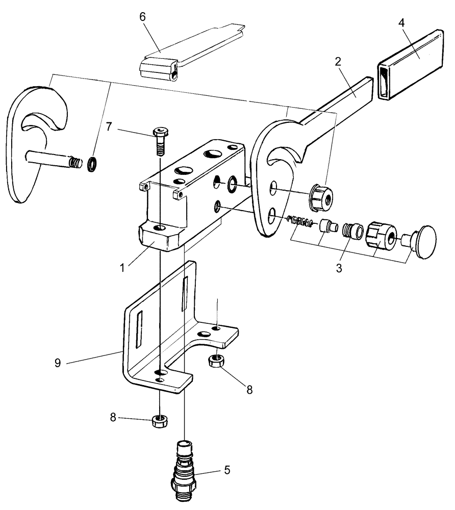 Схема запчастей Case IH L780 PRO - (35.310.AP[02]) - COUPLER - LOADER PART (35) - HYDRAULIC SYSTEMS