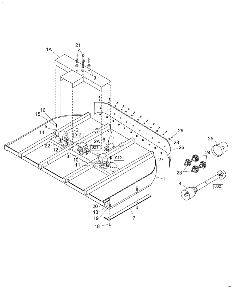 Схема запчастей Case IH 717721446 - (004) - MAIN ASSEMBLY 