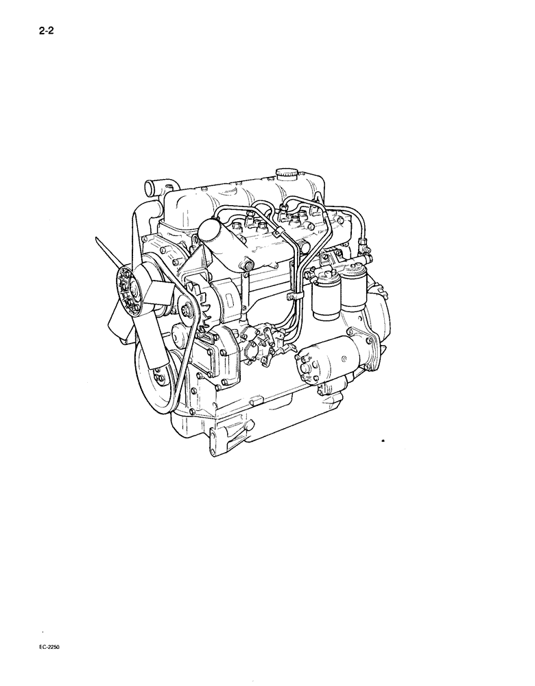 Схема запчастей Case IH 895 - (2-02) - SERVICE ENGINES, COMPLETE SERVICE ENGINE (02) - ENGINE
