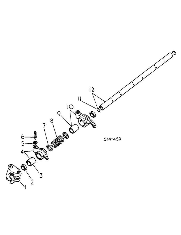 Схема запчастей Case IH 485 - (0G01-2) - VALVE MECHANISM Power