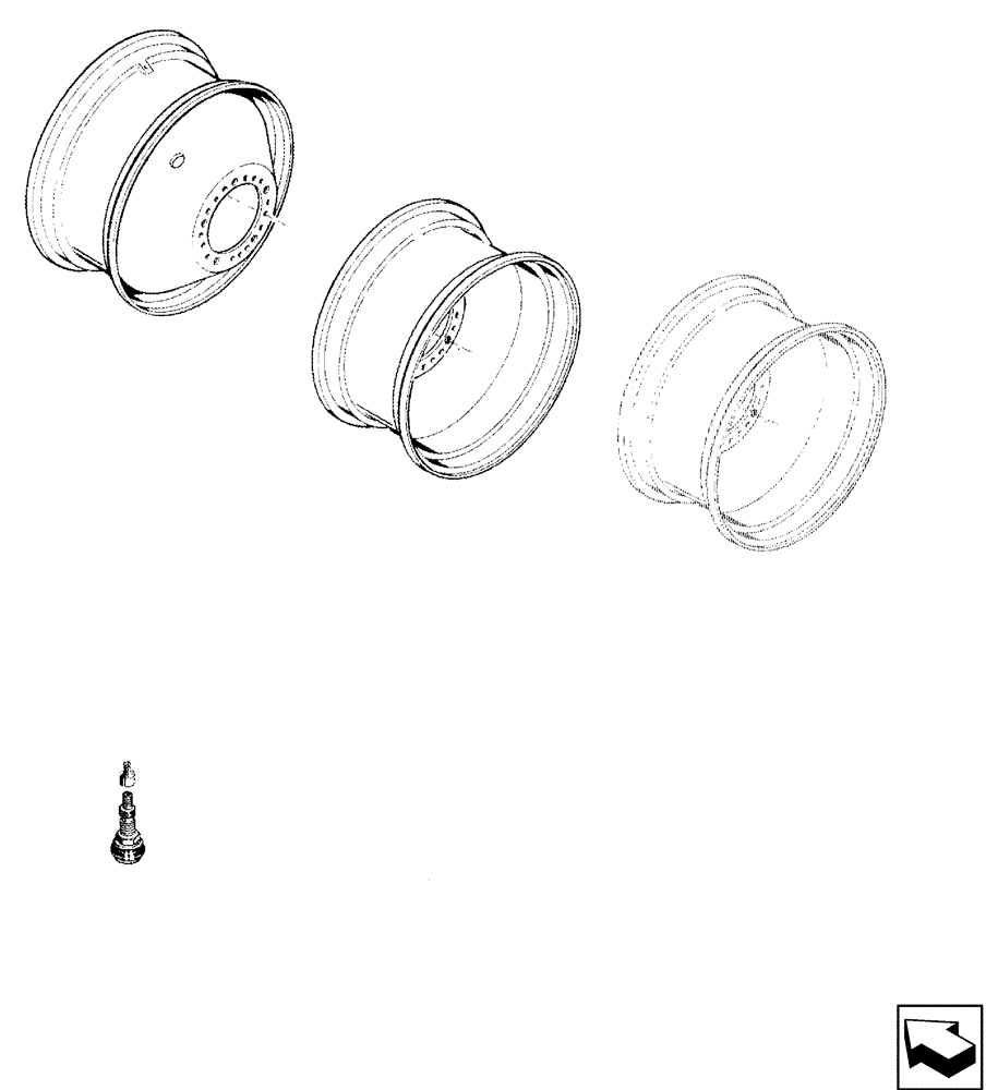 Схема запчастей Case IH 7130 - (44.511.06) - WHEELS - DRIVE - DUAL (44) - WHEELS