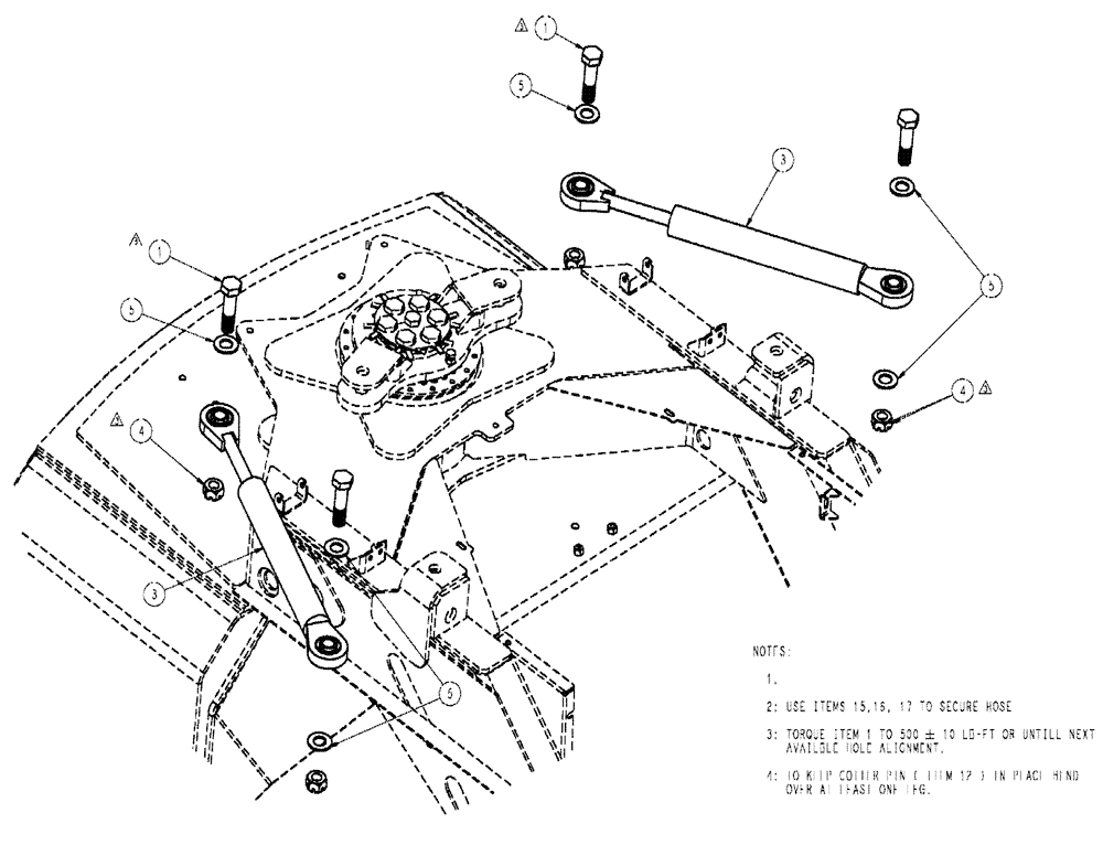 Схема запчастей Case IH TITAN 3520 - (06-006[01]) - HYDRAULIC STEERING GROUP (07) - HYDRAULICS