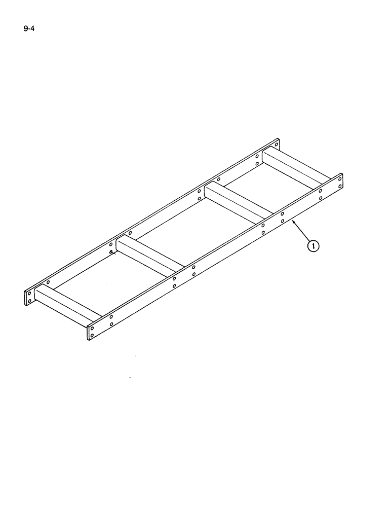 Схема запчастей Case IH 365 - (9-04) - WING FRAMES, RIGID (09) - CHASSIS/ATTACHMENTS