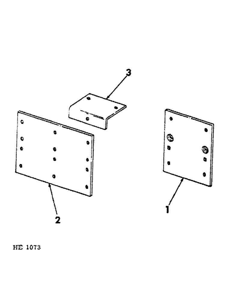Схема запчастей Case IH 275 - (L-35) - RAISING PLATES, (FOR BUNK FEED ON 275 SPREADERS), (1970 AND SINCE) 
