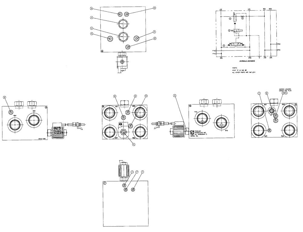 Схема запчастей Case IH SPX3200B - (103) - LOADSHARE MANIFOLD (35) - HYDRAULIC SYSTEMS