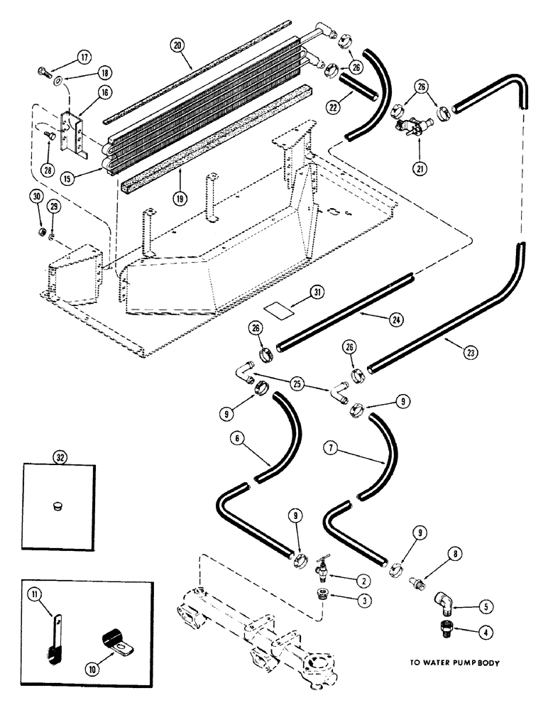 Схема запчастей Case IH 870 - (306) - CAB, PLENUM, WITH HEATER, BETTENDORF (09) - CHASSIS/ATTACHMENTS