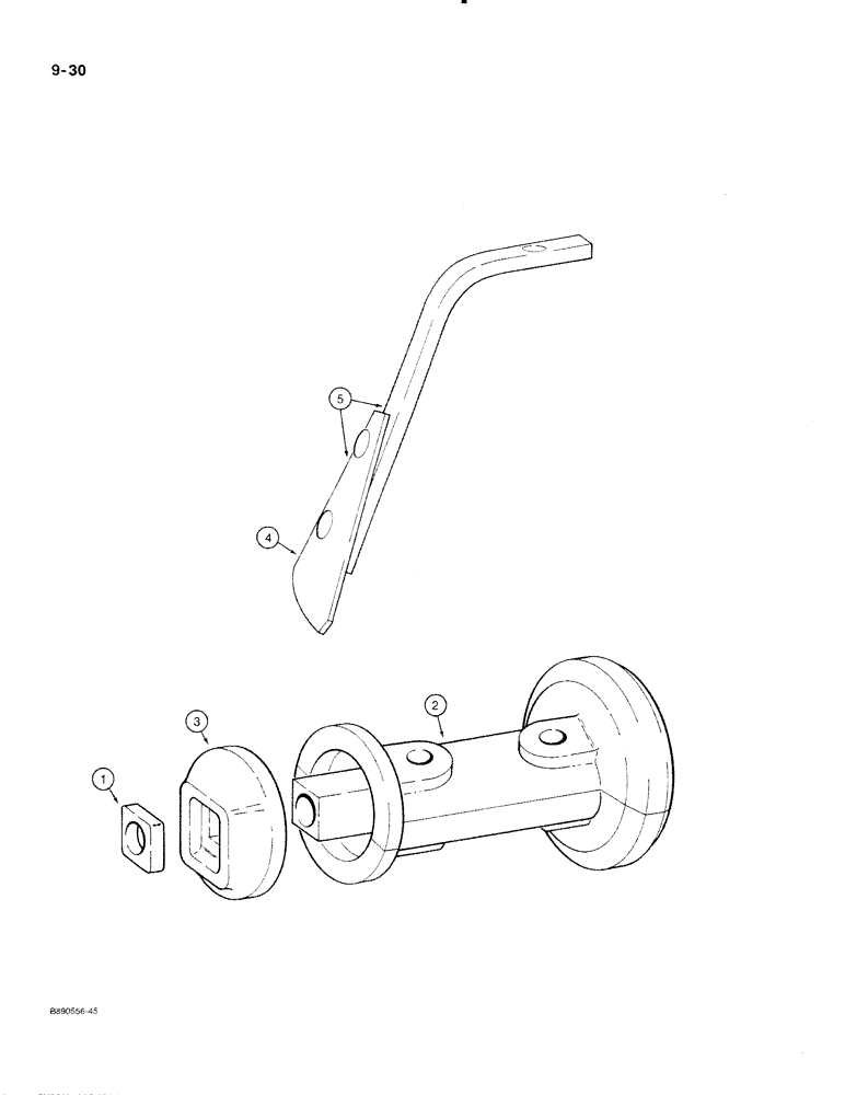 Схема запчастей Case IH 350 - (9-30) - FURROW FILLER AND FURROW FILLER DISK SCRAPER, USED WITH SPOOL WITH SQUARE CENTER HOLE UNITS (09) - CHASSIS/ATTACHMENTS