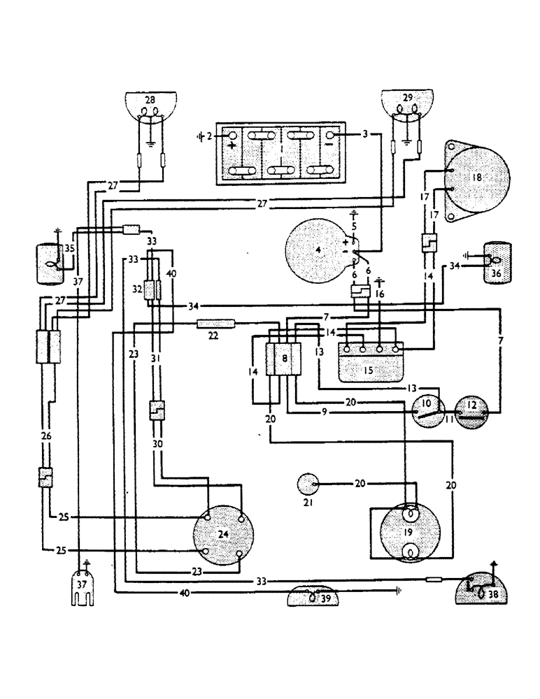 Схема запчастей Case IH 990B - (85) - ELECTRICAL EQUIPMENT, FROM TRACTOR 476325 (06) - ELECTRICAL SYSTEMS