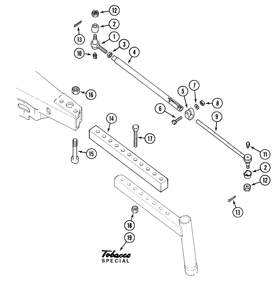 Схема запчастей Case IH C100 - (05-09) - ADJUSTABLE FRONT AXLE (05) - STEERING