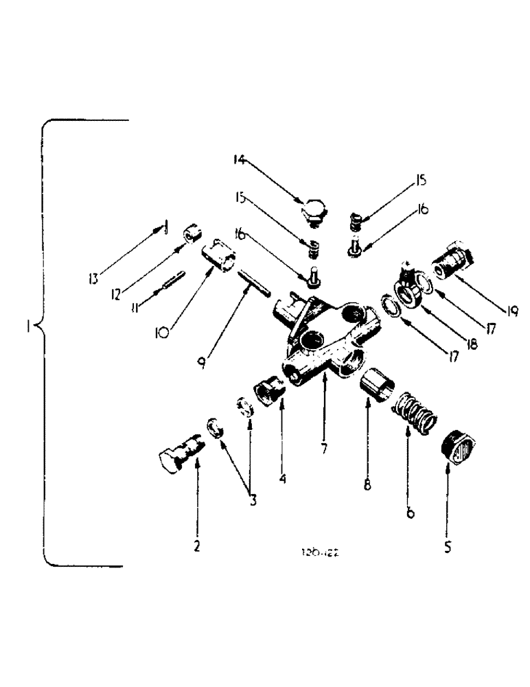 Схема запчастей Case IH B275 - (023) - DIESEL ENGINE, FUEL INJECTION FEED PUMP, UP TO BD-144/17288A (01) - ENGINE