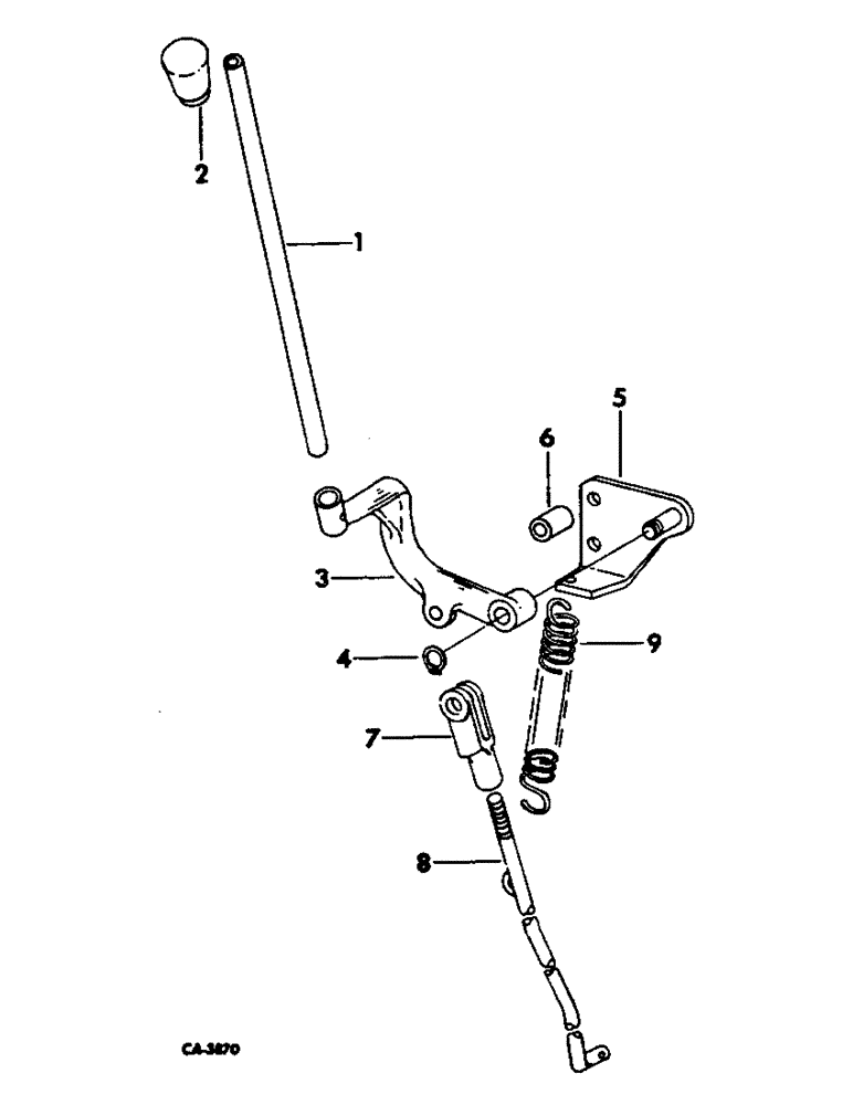 Схема запчастей Case IH 1568 - (07-28) - DRIVE TRAIN, INDEPENDENT POWER TAKE OFF CONTROL (04) - Drive Train