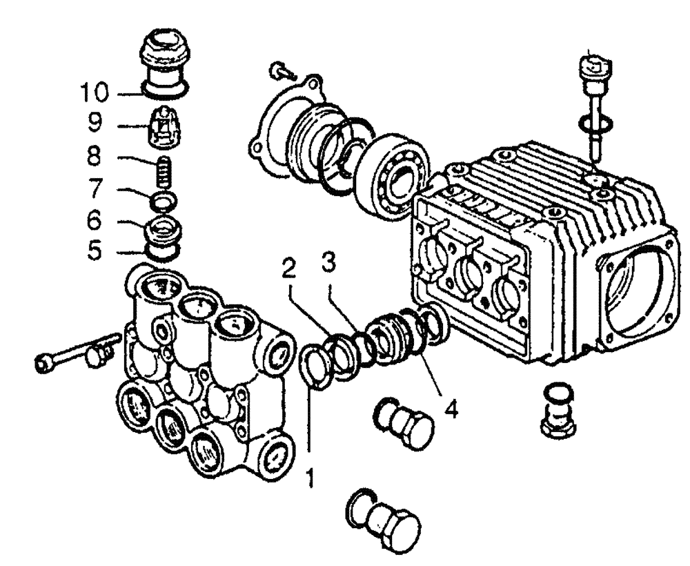 Схема запчастей Case IH 810 - (12-005) - PRESSURE WASHER WATER PUMP Pressure Washer
