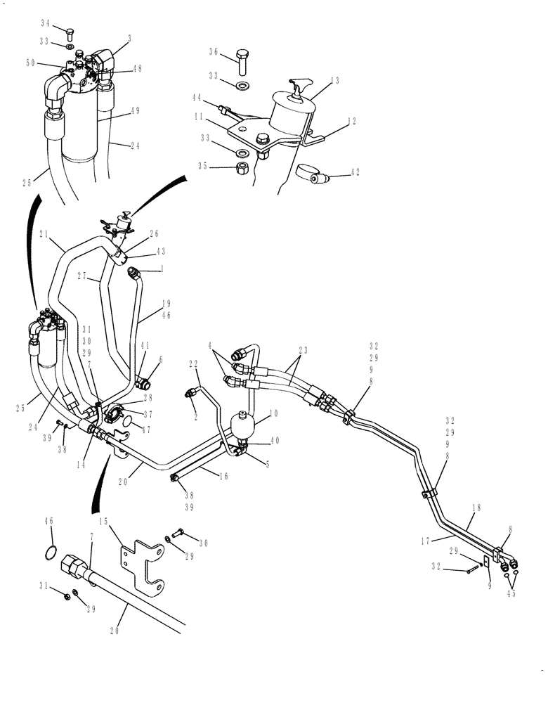 Схема запчастей Case IH STEIGER 400 - (21.105.01) - TRANSMISSION LUBE - PS4 (21) - TRANSMISSION