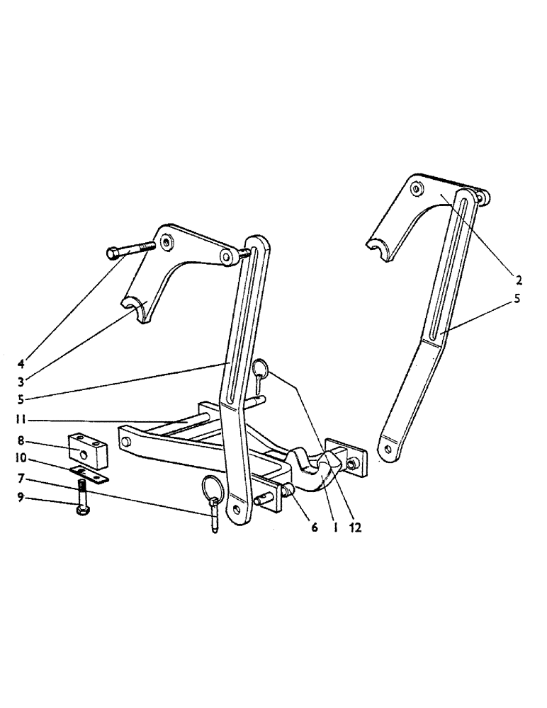 Схема запчастей Case IH 780 - (059) - PICK-UP HITCH, OPTIONAL EQUIPMENT Drawbars & Hitches