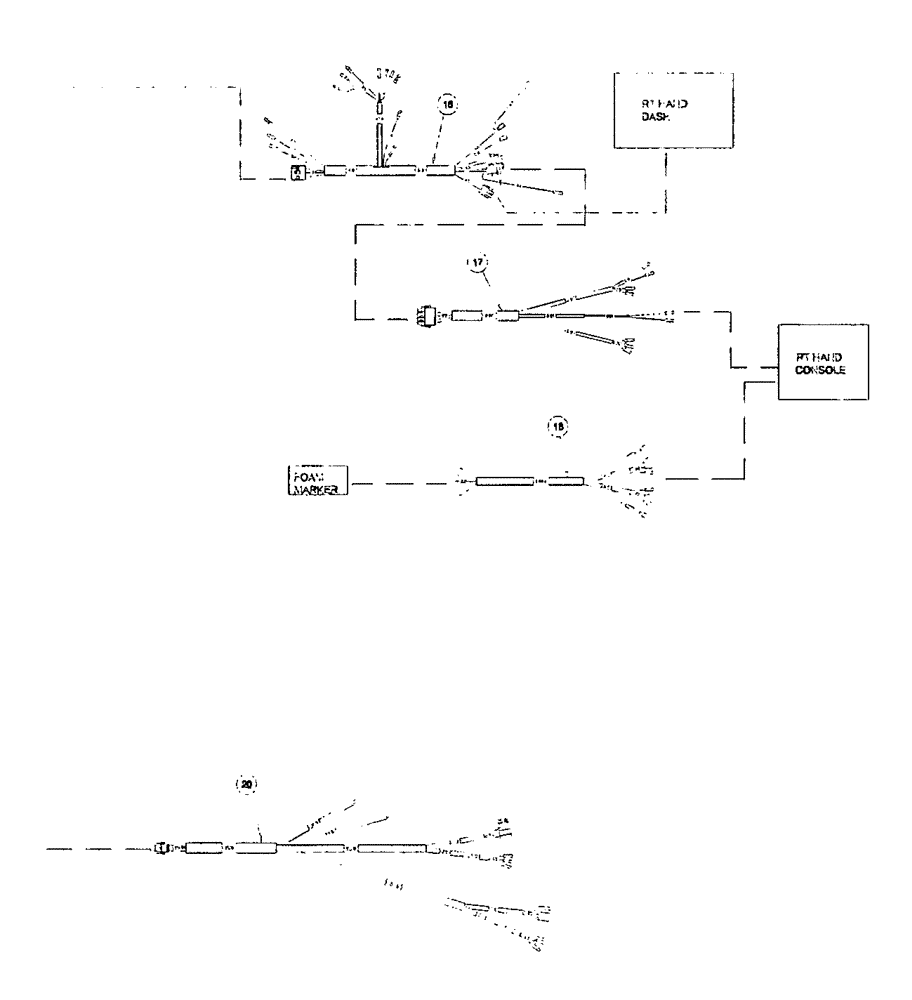 Схема запчастей Case IH 4300 - (08-001[03]) - MAIN ELECTRICAL HARNESSES (06) - ELECTRICAL