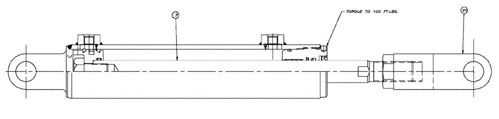 Схема запчастей Case IH SPX3200 - (07-008) - STEERING Cylinders