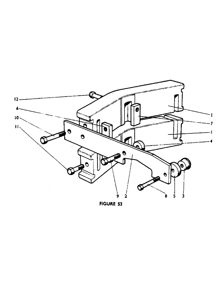 Схема запчастей Case IH 880F - (83) - FRONT BALLAST WEIGHTS (U589) (OPTIONAL EQUIPMENT) (12) - CHASSIS
