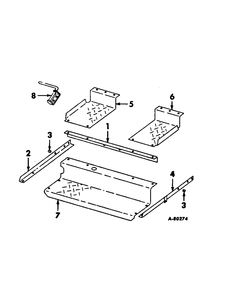 Схема запчастей Case IH 706 - (A-10) - CHASSIS, RADIATOR AND SHEET METAL, PLATFORM EXTENSION, INTERNATIONAL TRACTORS Chassis, Radiator & Sheet Metal