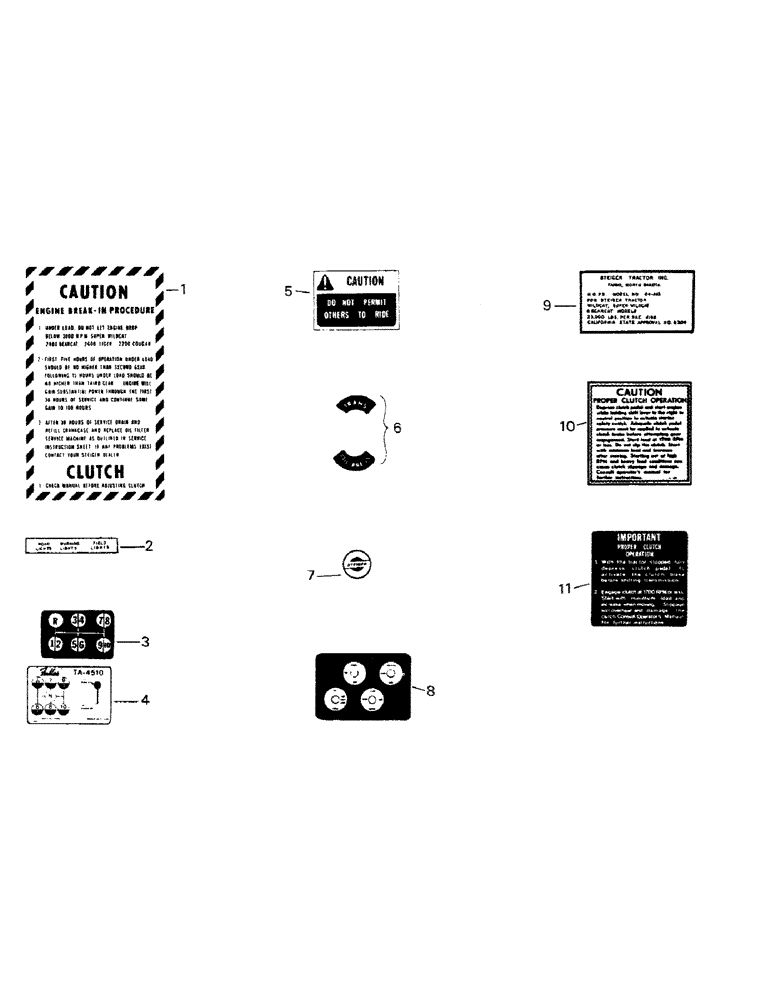 Схема запчастей Case IH STEIGER - (09-02) - DECALS - CAB (13) - DECALS
