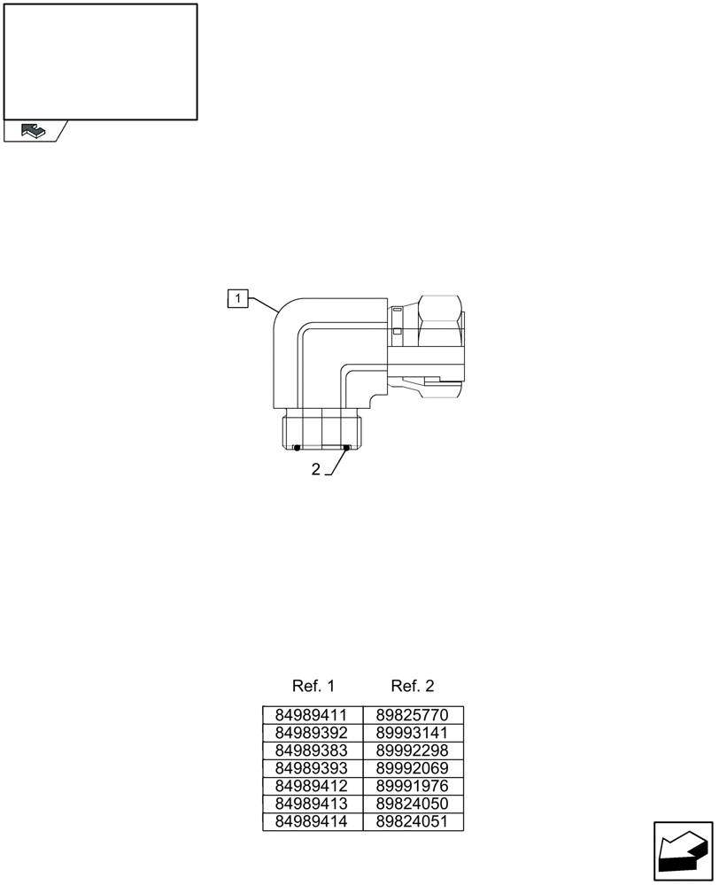 Схема запчастей Case IH LB333R - (07.502[04]) - HYDRAULIC FITTINGS, ANGULAR (07) - HYDRAULIC SYSTEM