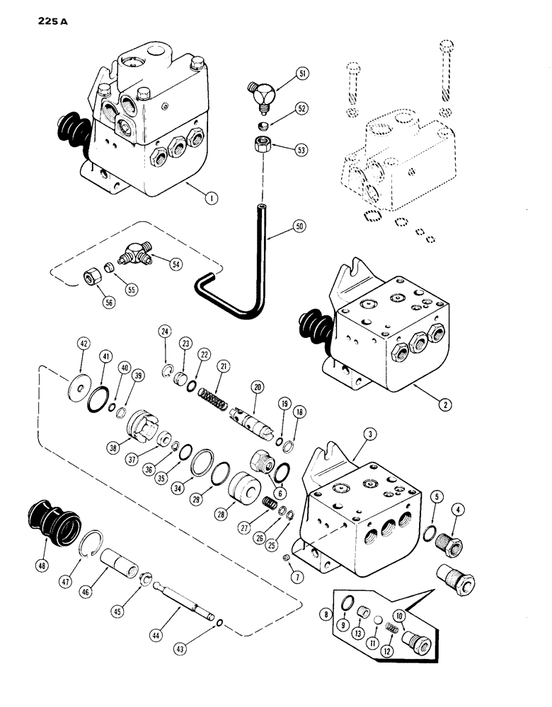 Схема запчастей Case IH 870 - (225A) - G34991 POWER BRAKE VALVE (07) - BRAKES