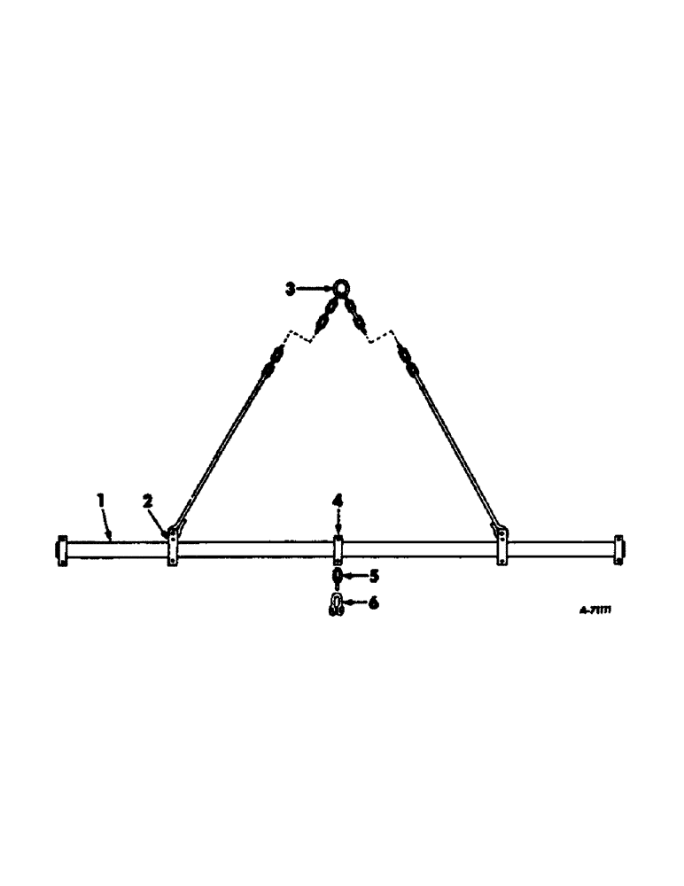 Схема запчастей Case IH 401 - (M-08) - MANUAL CONTROL DRAWBAR, FOR 8 FT. HARROWS, JOINED SECTIONS 