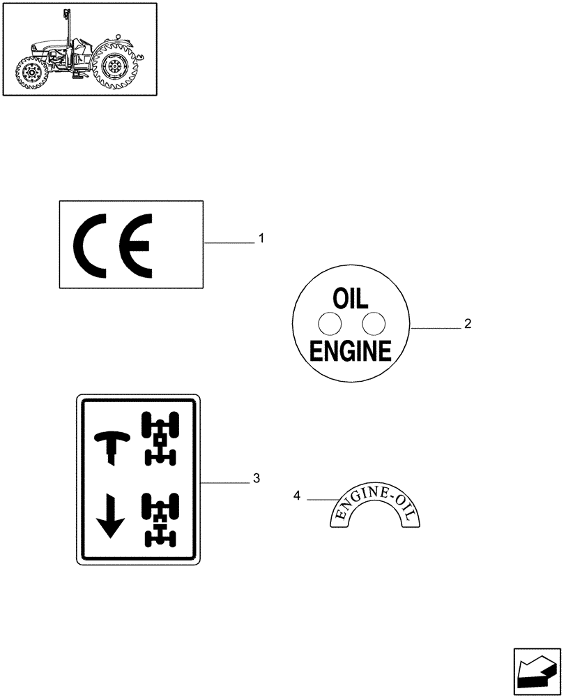 Схема запчастей Case IH JX1075C - (1.98.0[02]) - DECALS (13) - DECALS