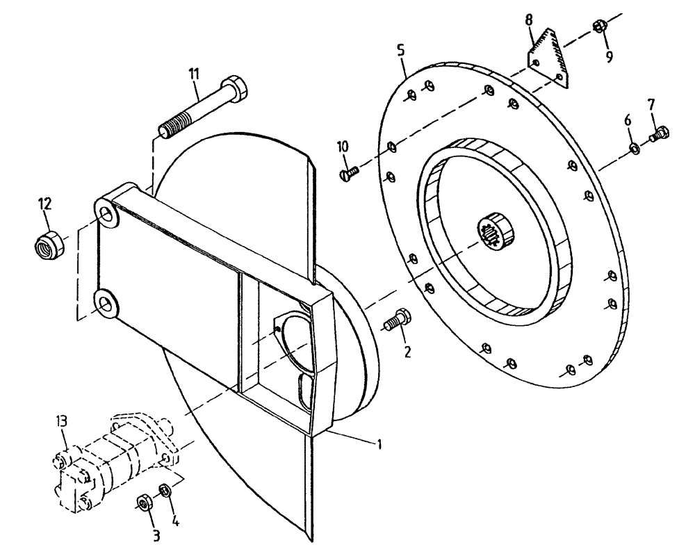 Схема запчастей Case IH 7700 - (A02[20A]) - SIDETRIM KNIVES Mainframe & Functioning Components